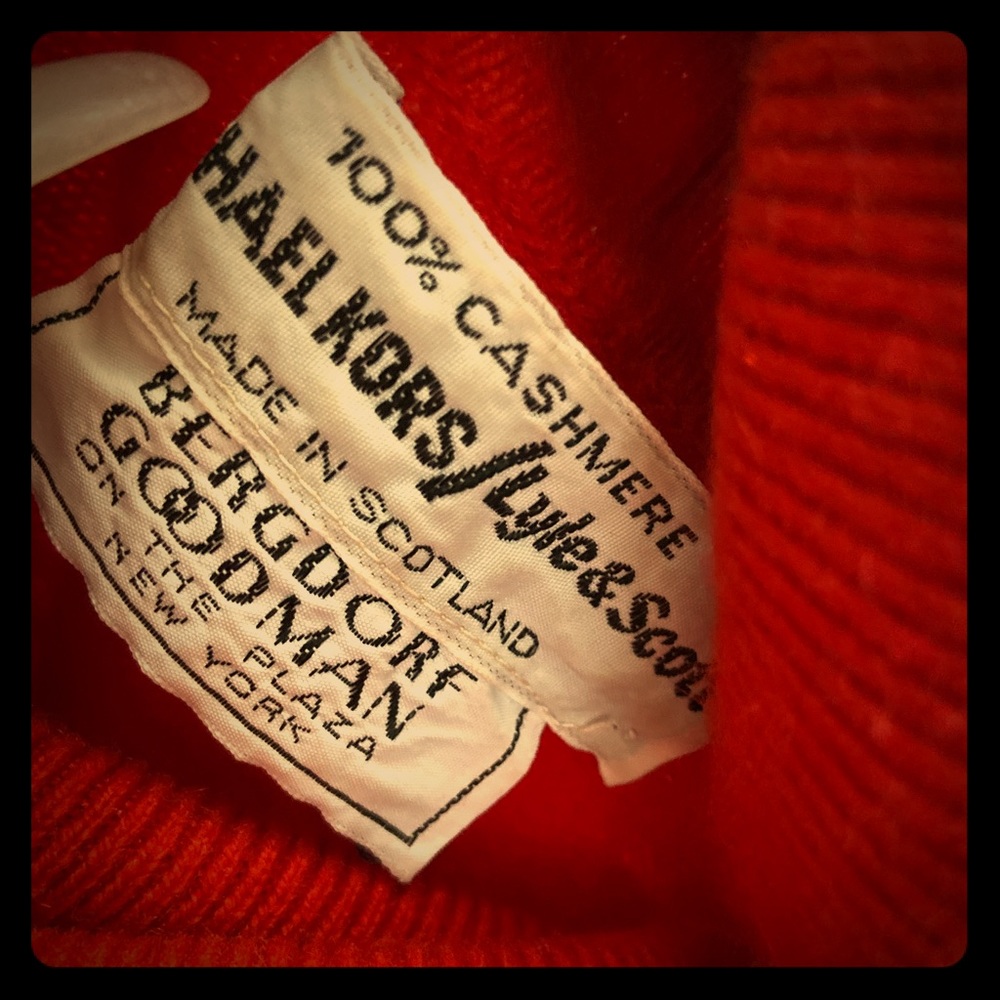 Vintage Michael Kors/Lyle & Scott %100 Cashmere